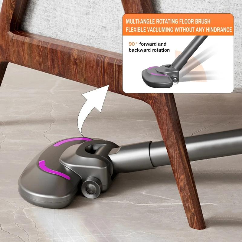 2026 New and High-power 3-in-1 Cordless Handheld Vacuum – Rechargeable Stick Type with Cyclonic Suction, Works for PC, Car, Home & Office