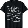 Ouch Ouch Ouch Funny Full Body Pain Humor Comedy Stickman T-Shirt