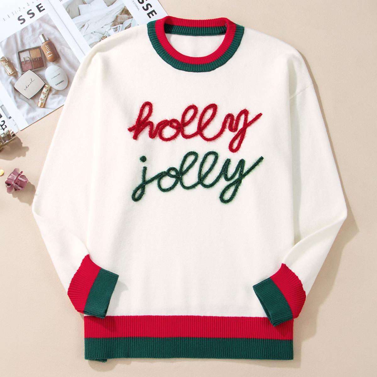 

Shiying Осенний женский пуловер большого размера с цветными блоками и полосками 3XL белый