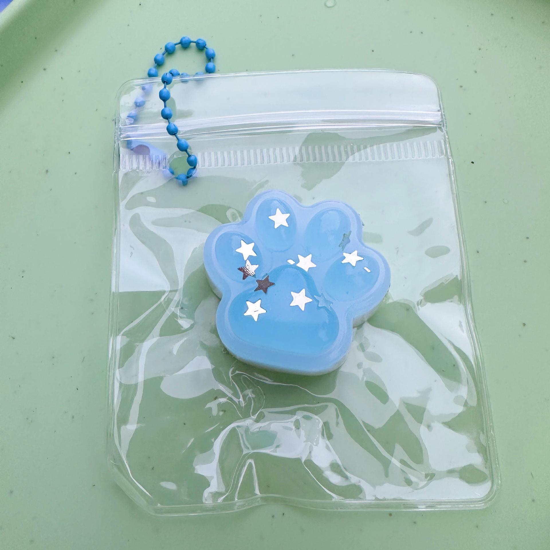 

Мини Сквиши Игрушка Кошачья Лапка - Медленно Восстанавливающийся Силиконовый Подвеска для Снятия Стресса для Детей