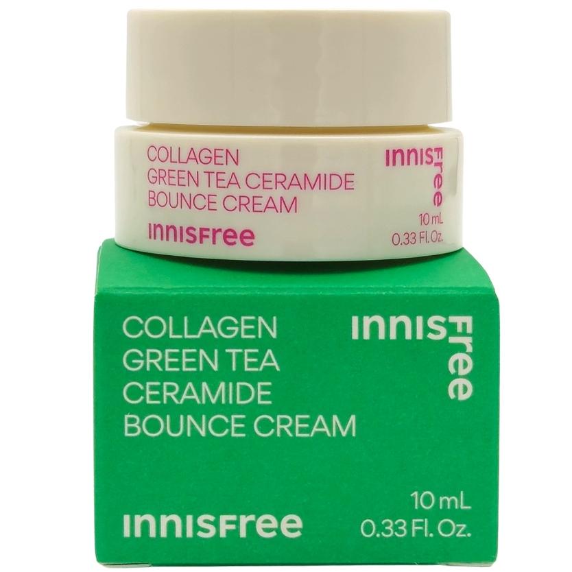 4pcs/40ml_[INNISFREE] Collagen Green Tea Ceramide Bounce Cream 10ml (Sample)