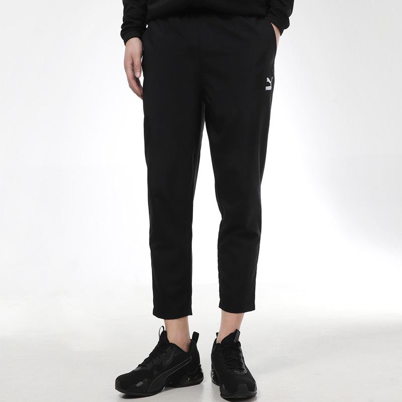 Puma Gestrickte Tapered Jogginghose mit Kordelzug Herrenhosen Schwarz 531425-01