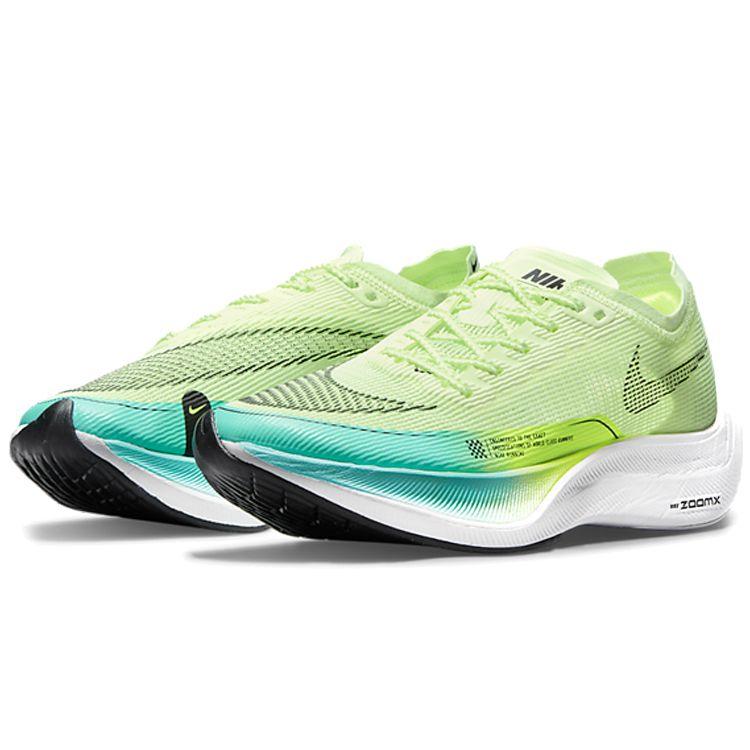 Nike Women's ZoomX Vaporfly Next% 2 Fast Pack Barely Volt Black Dynamic Turquoise Volt CU4123-700