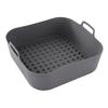 20cm Silicone Air Fryer Liners Reusable Non-Stick Basket Fryer Liners Replacement of Parchment Liner Paper Air Fryer Basket