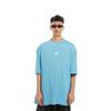 adidas T-shirt Classica Originals Basketball con Logo Stampato Unisex Blu IR6382