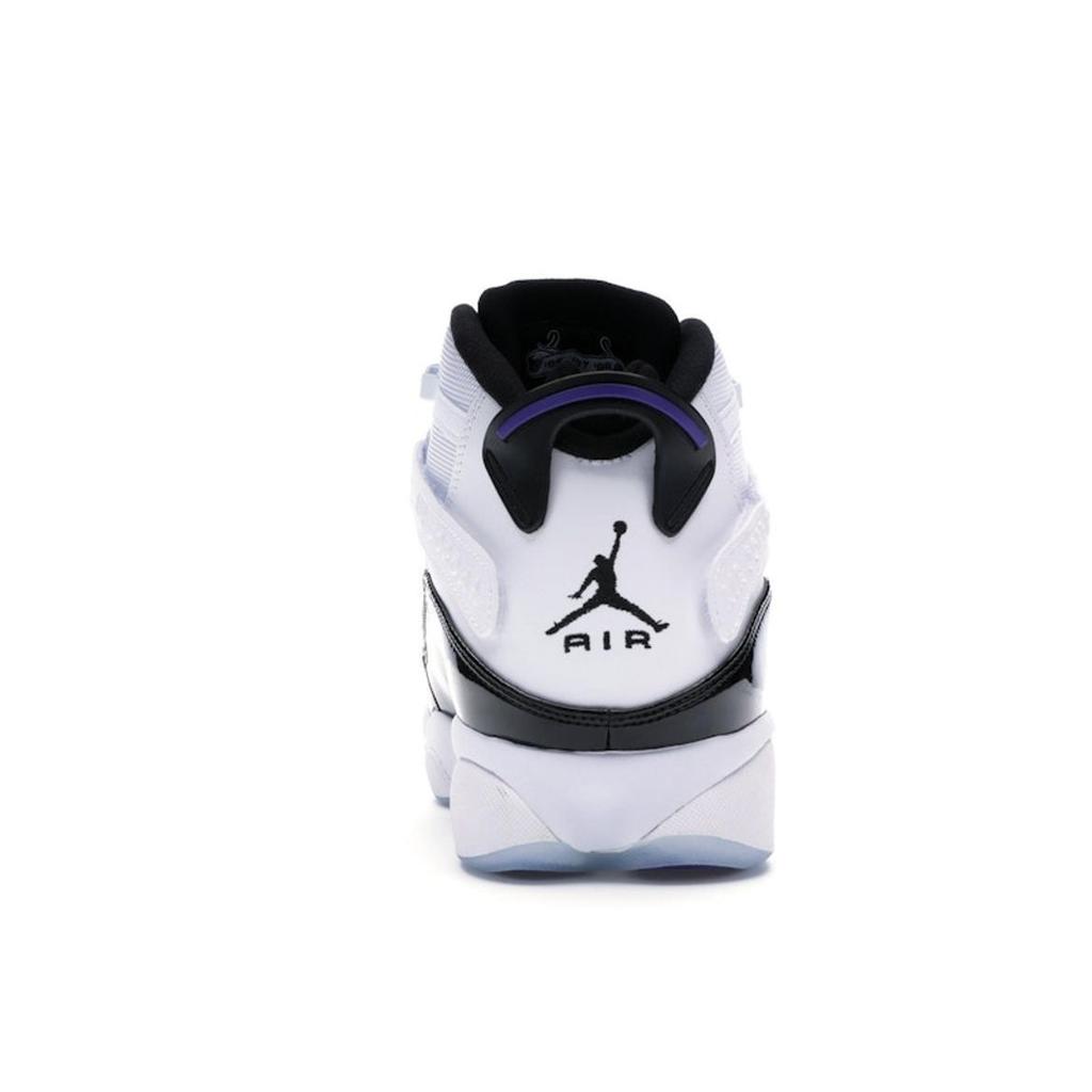 Air Jordan 6 Rings Concord Men Sneakers White Black-Dark-Concord 322992-104