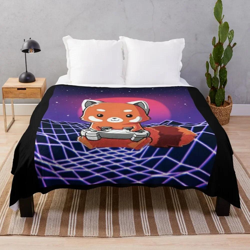 Waschbär Kuscheldecke Waschbär Geschenke für Mädchen Jungen Frau Weich Leicht Warm Fleece Flanell Plüschdecke für Bett Sofa Couch