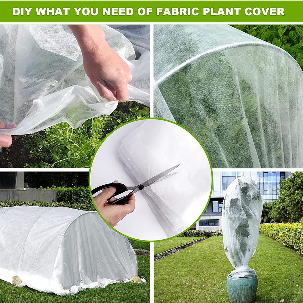 

5 x 33FT Garden Frost Protection Cover Using Lightweight Mesh Polyethylene for Effective Shield from Birds and Extreme Weather China Mainland