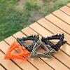Portable Foldable Flat Gas Tank Tripod, Universal Stable Plastic Holder, Camping Outdoor Gas Canister Bracket Accessories