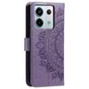 For Xiaomi Redmi Note 13 Pro 5G/Poco X6 5G Case Mandala Flower Leather Wallet Cover