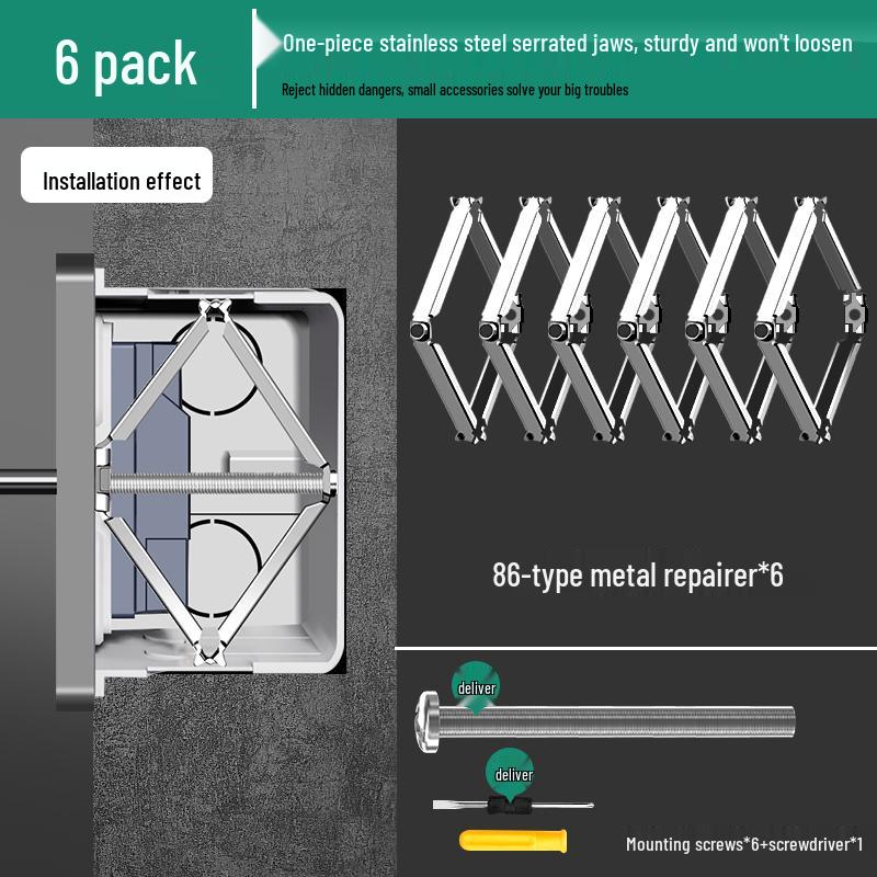 Universal Type 86 Concealed Wiring Box with Diamond Base