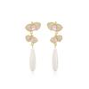 Long Water Drop Diamond Earrings, Guochao Ancient Style Light Luxury High-End Butterfly Super Fairy Earrings For Women