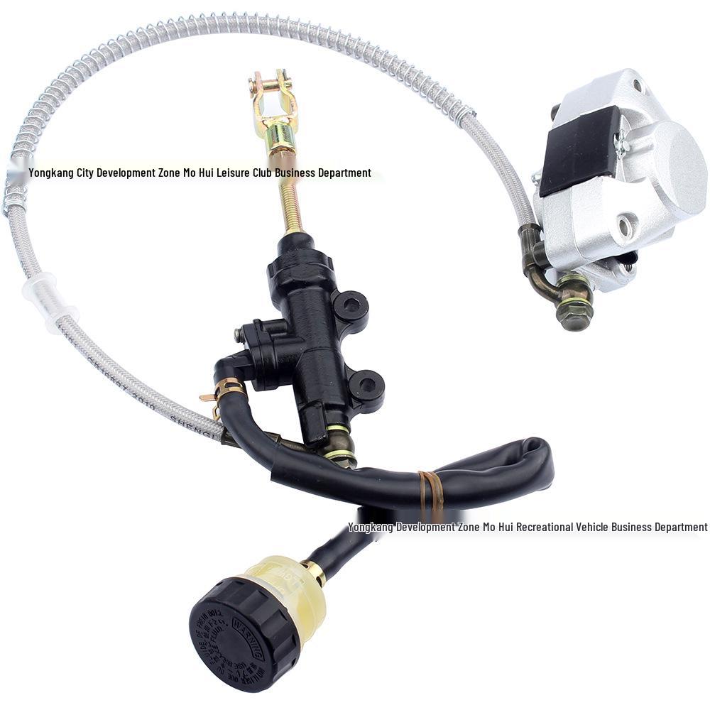 ATV Beach Buggy Rear Brake Assembly for CG125-250cc: Foot Brake, Pumps, Caliper & Oil Cup