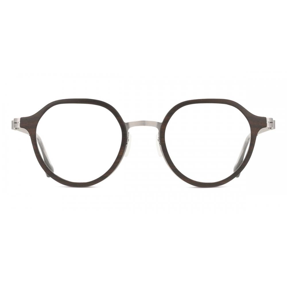 Oh My Woodness  Walnut Wave Mp016 R A09 21 Unisex Eyeglasses