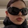 Fashion Wings Y2k Personality Ladies Sunglasses Cool Hip Hop Trend Suitable for Street Stage Party Accessories