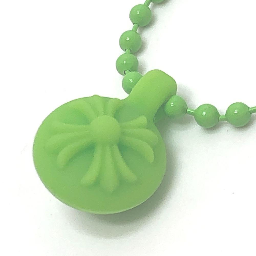 CHROME HEARTS Crossball logo Accessories: Chain Necklace Pendant Silicone Unused