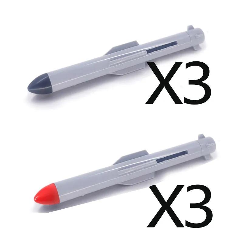 MOC Compatible Military Character Building Blocks Accessories Missile Models Fighter Jet Assembly Children's Toy Mini Brick Gift