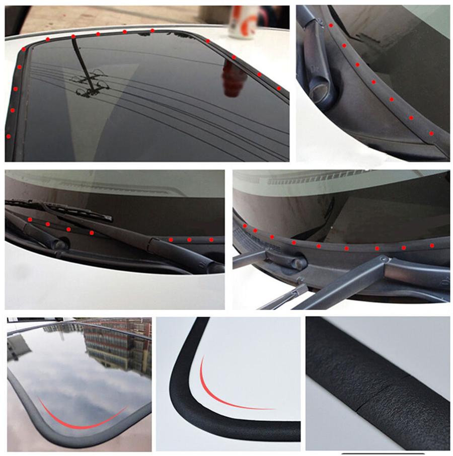 5M 20mm Car Window Sealant Rubber Sunroof Triangular Window Sealed Strips Seal