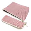 Cosmetic Bag Toiletry Bag Daily Use Organization for Women Girls White Nylon 2Pcs