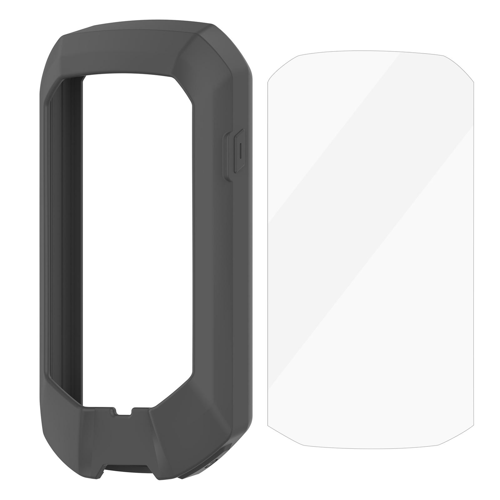 

М який захисний чохол із протектором екрану для Garmin Edge 1050 Code Watch, навігації, велосипедного комп ютера, протиударна кришка сірий