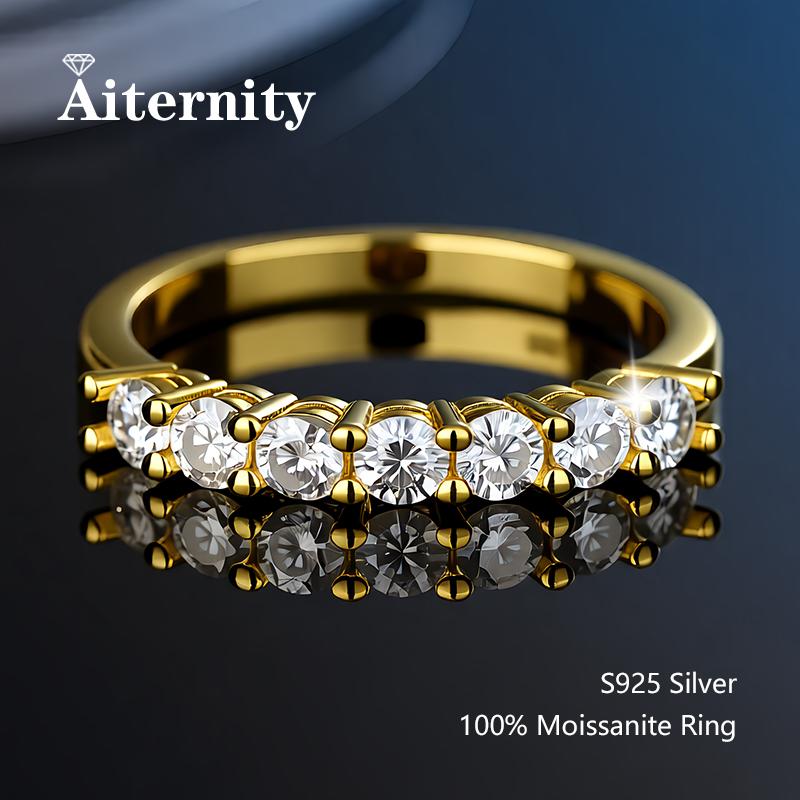 100% Passender Diamanttester Stift Moissanit Ring Passend Hochzeits Diamantband für Damen 925 Sterlingsilber Damen Einzelner Schwanzring