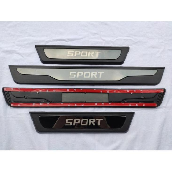 For Toyota Hilux Accessories Car Door Sill Cover Protector Guard Trim Strip