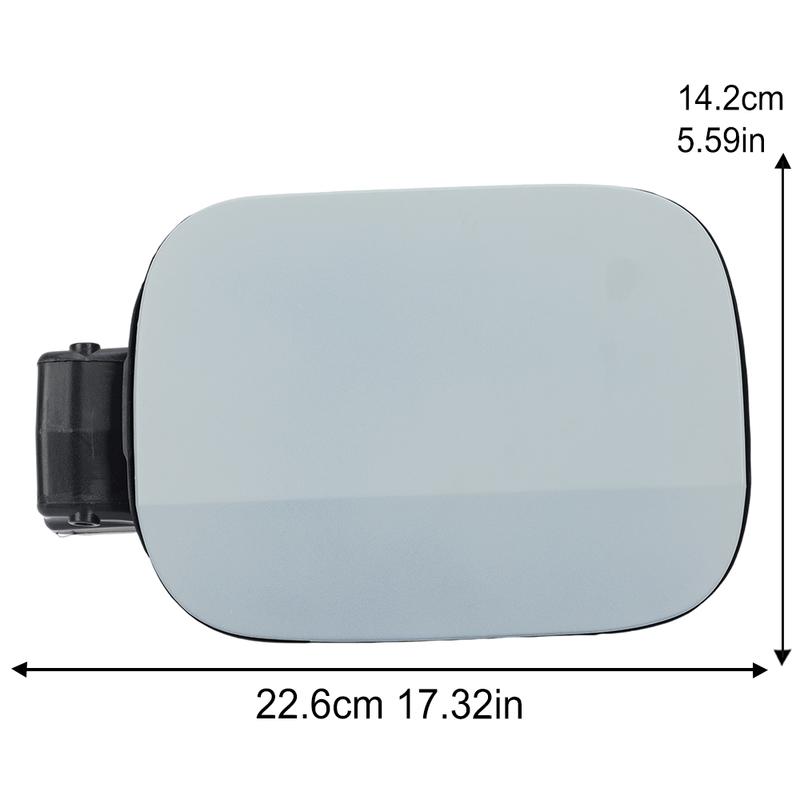 Exterior Fuel Tank Cap Oil Shell Cover Assembly For VW Jetta Mk6 11-2018 16D809857 5C6809857A Unpainted Fuel Filler Flap Housing