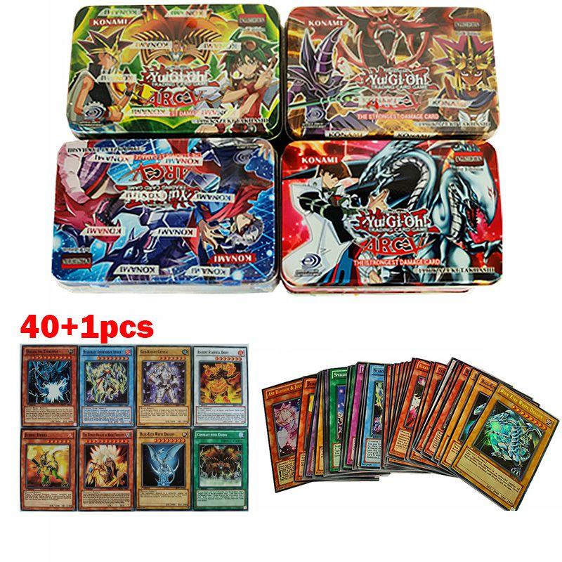 Exquisite 41pcs Iron Box Yugioh Game Cards For Kids And Collectors