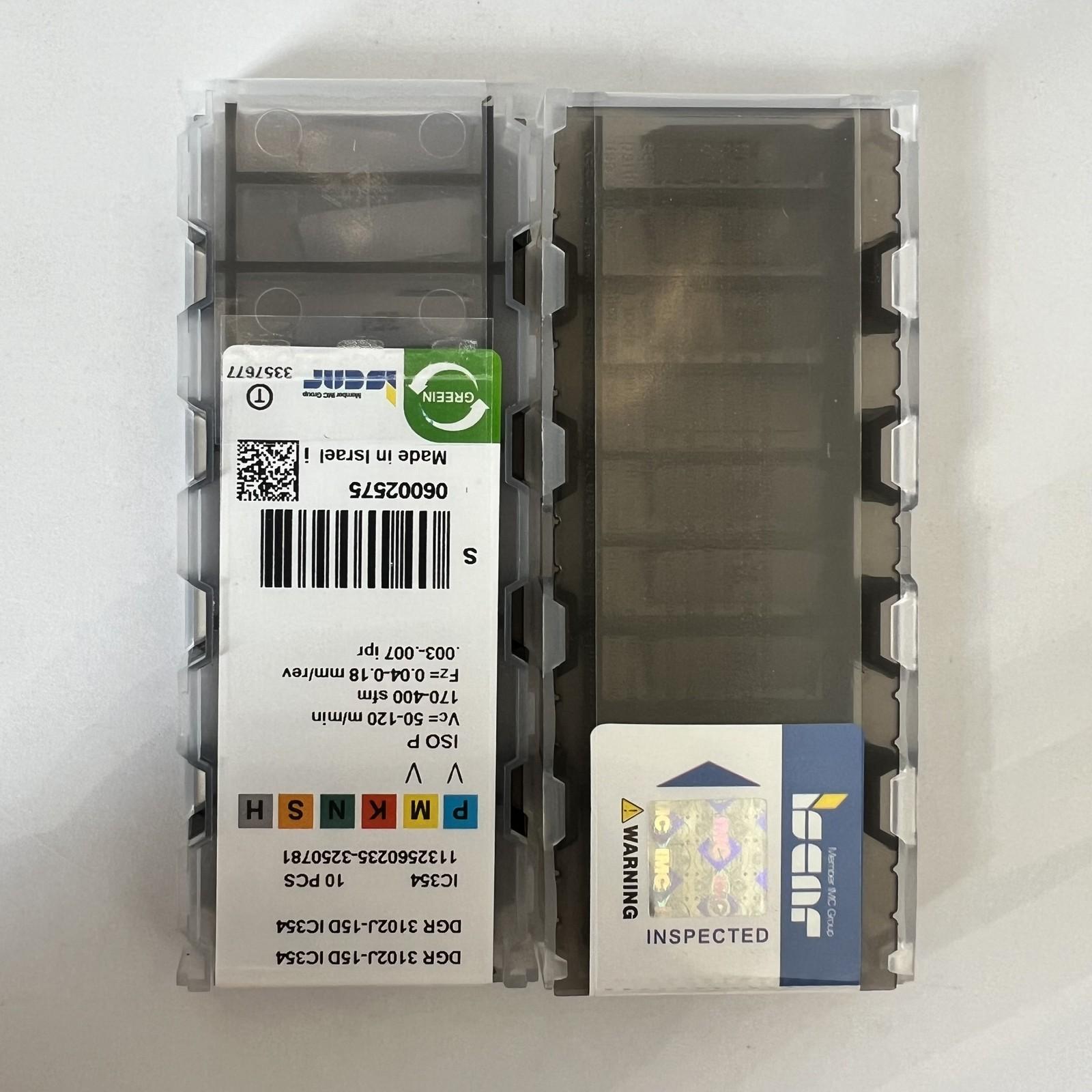 

ISCAR / DGR3102J-15D IC354 / Industrial indexable Carbide Inserts 10 Pcs