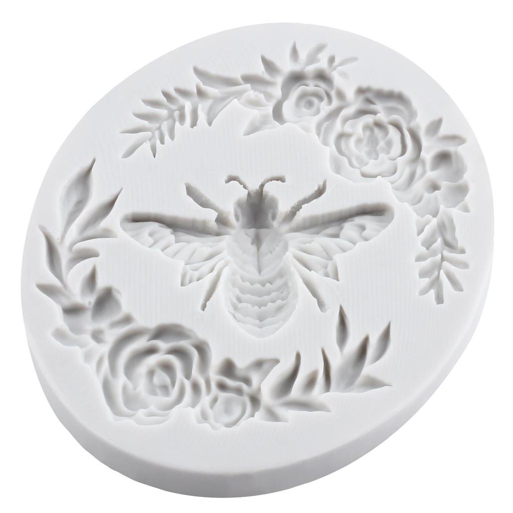 Bee Silicone Mold Bumble Bee Fondant Molds Cake Decorating Tools Cupcake Topper Candy Resin Clay Chocolate Gumpaste Mold