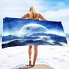 Microfiber Moon Beach Towel Oversized,Quick-dry Bath Towel,Super Absorbent Beach Towels Sandless for Bathroom Swim Sport Shower