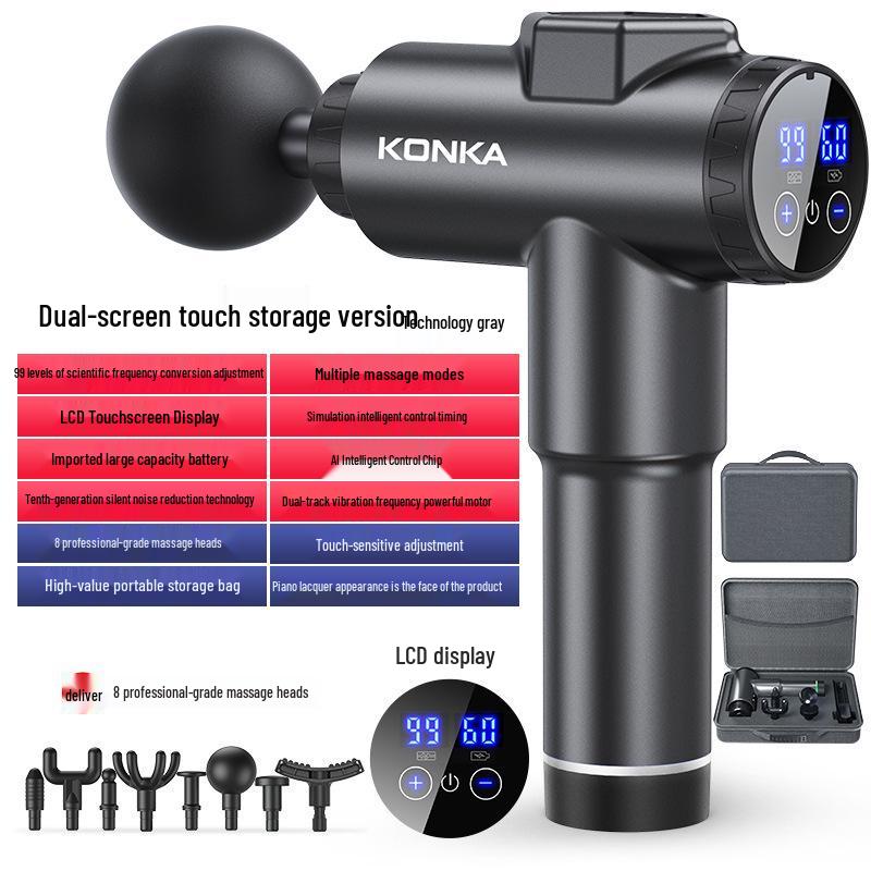 Mini Fascia Gun Smart Muscle Massager with Variable Speed Vibration for Relaxation and Sports Recovery.