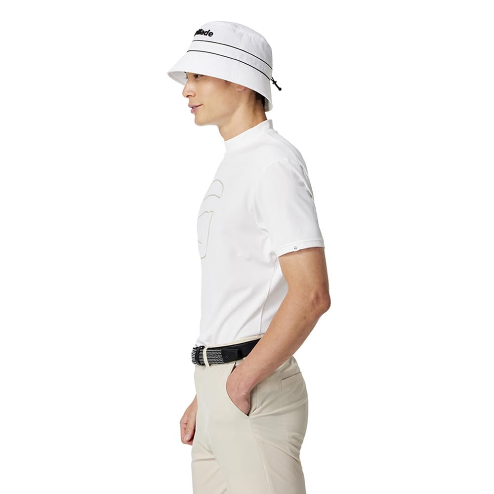 TaylorMade TM Basic S/S Mock, White, Size Small, Men's, 2025SS UN636