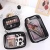 Wash Pouch Travel Zipper TPU Bath Storage Makeup Case Storage Bag Transparent Cosmetic Bag