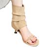 Fashion Heeled Sandals Women Summer Boots Kitten High Heels Shoes Designer New Style Brand Cowboy Ankle Open Toe Casual Party Pumps Cool
