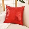 Sequin Pillow Case Shiny Sparkling Throw Pillow Cover Gold/Silver/Red Decorative Pillowcase for Couch Bed Sofa Party