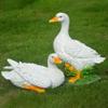 Statue Simulation Duck For Outdoor LIfelike Duck Model Resin Crafts Garden Decor Park Landscape