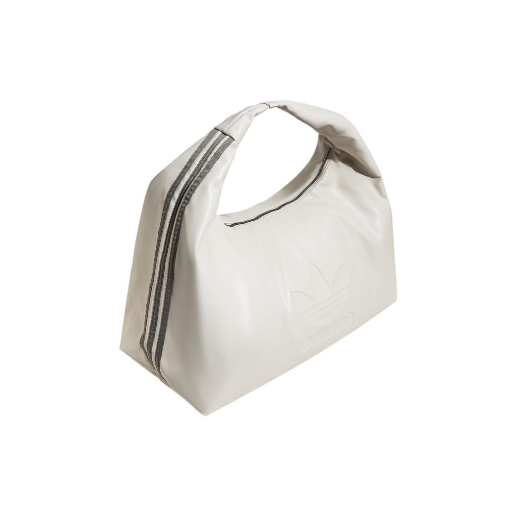 Adidas Originals Fashion Sports Three Leaf Clover Zipper Head Cloud Bag Women Handbag Black JE3209