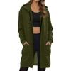 Women's Zip Up Hoodies Oversized Fleece Long Pullover Hooded Sweatshirts Casual Long Sleeve Fall Hoodie Jacket