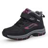 Zulijian Women's Winter Velvet Warm Walking Shoes for Middle-aged & Elderly