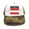 Cappellino da Baseball Bandiera Austriaca Fresco Estivo Unisex Rete Traspirante Cappello per Fan del Paese Cappellino Trucker Unisex Cappellini in Rete Traspirante per Esterno