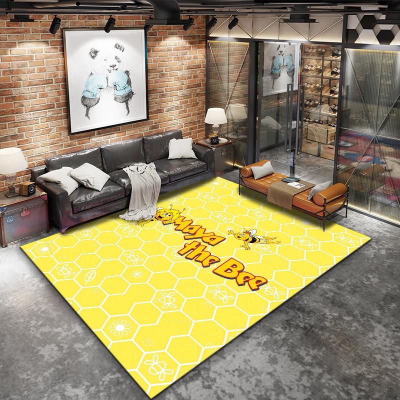 Maya Bee Carpet Rug for Living Room Bedroom Home Sofa Decoration,Kids play Nonslip Floor Mat