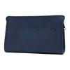 Gucci Jumbo GG Double G Logo Zipper Leather Clutch Large Men clutch Blue 739490-AABY0-4236