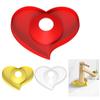 Silicone Diversion Drain Pad Heart Shape Drip Catcher Mat New Faucet Splash Plate  Bathroom