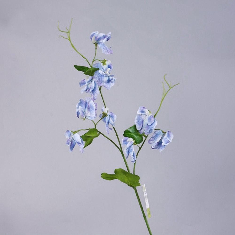 Plastic Silk Pea Blossom Branch Elegant Fake Flower  Office Desktop Decoration