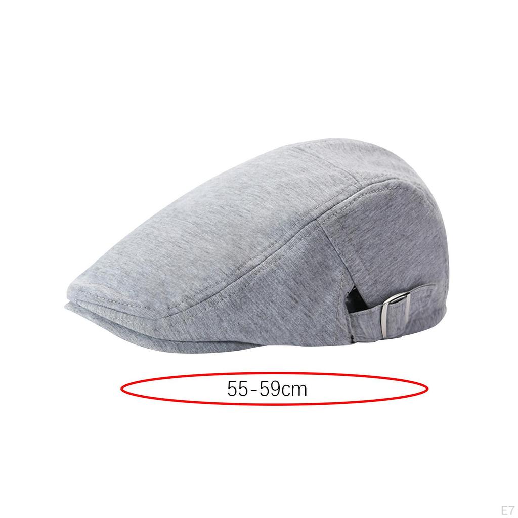 Beret Cabbie Hat Head Warmer Ivy Cap Adjustable Breathable Newsboy Women Men Flat for