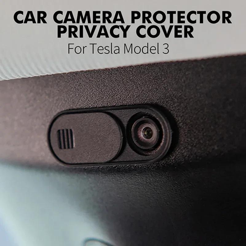 For Tesla Model 3/Y Interior Cabin Camera Cover Slide Premium Plastic Privacy Protector Blocks Unwanted Access Easy to Use amagi