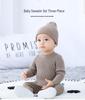 Herbst/Winter Baby Strickwoll-Pullover-Set