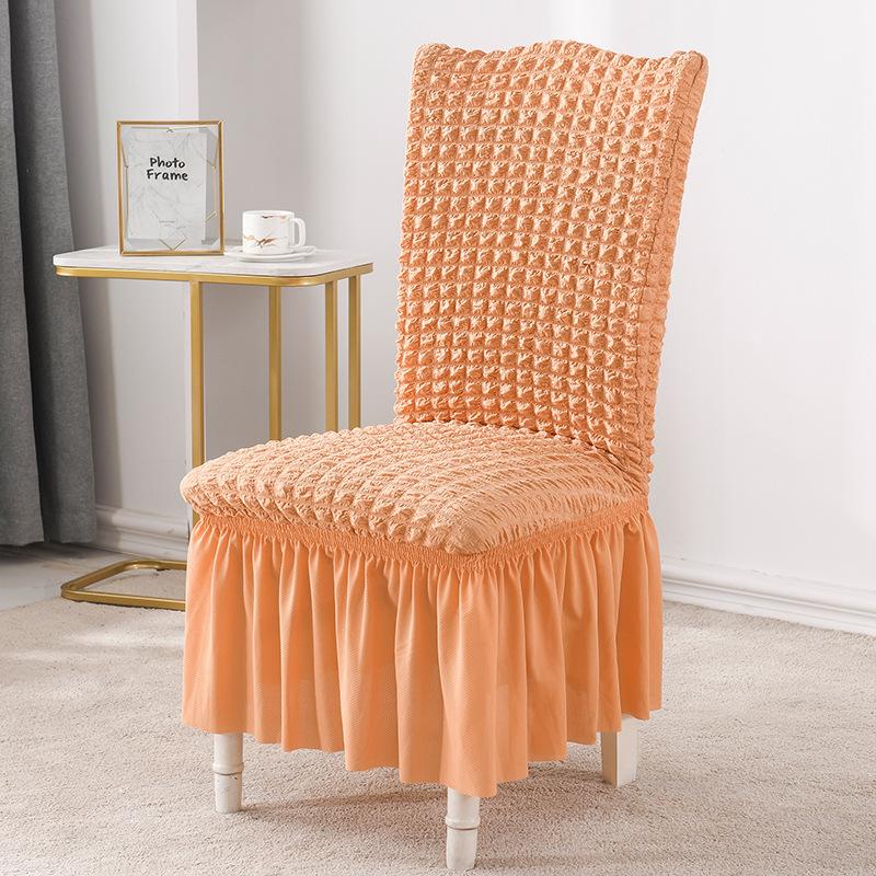 High-elastic Chair Covers Dining Room Soft Skin-friendly Breathable Wedding Decor Lace Universal Seat Covers