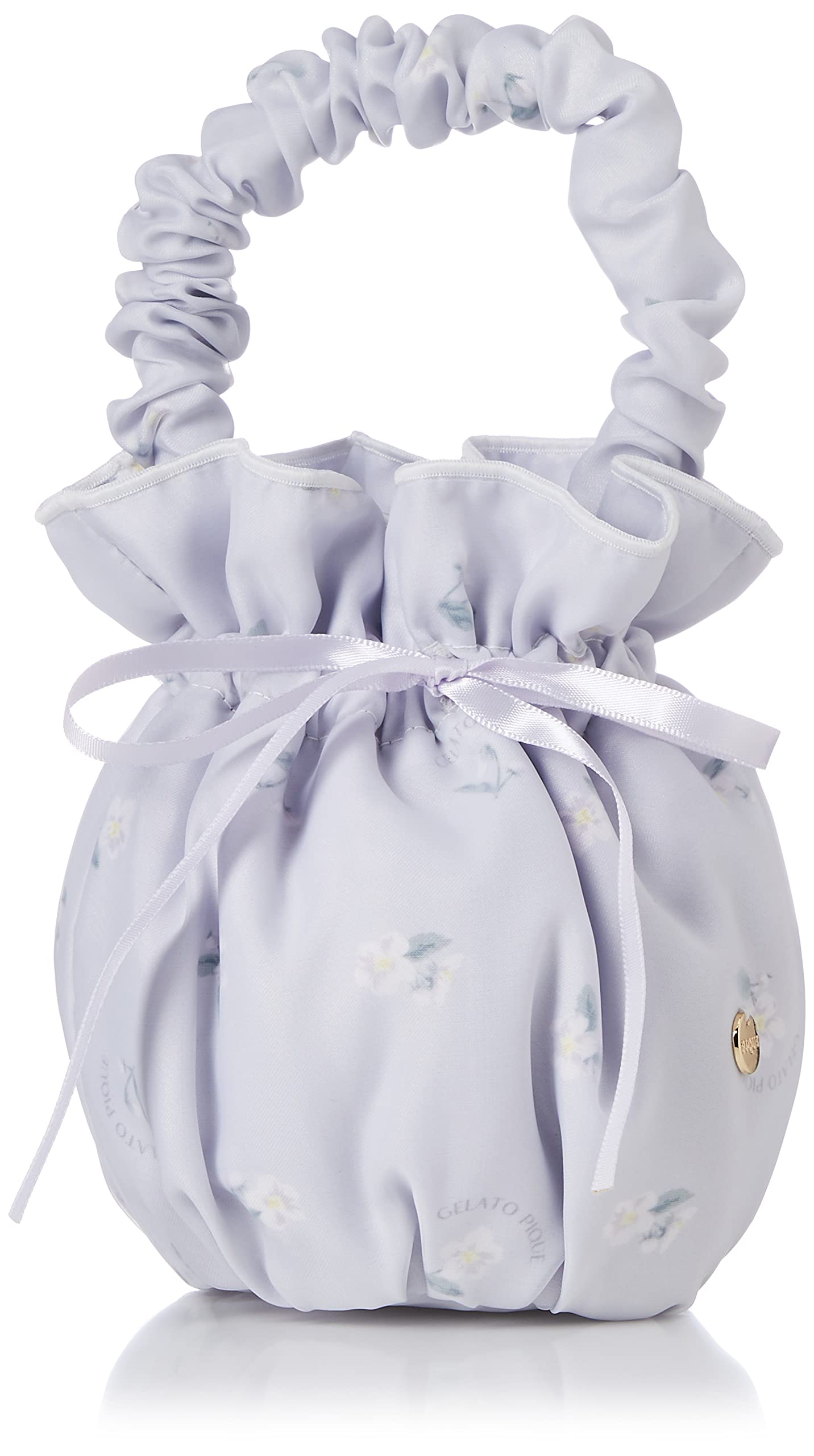 

Small Floral Drawstring Pouch PWGB225705 BLU [Gelato Pique] Women s синій